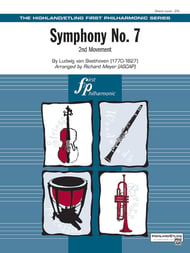 Symphony No. 7 Orchestra sheet music cover Thumbnail
